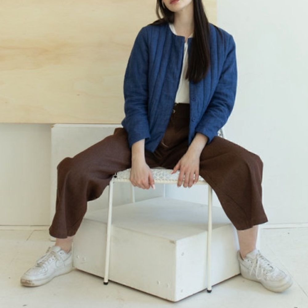 NEW Houseβof Sunny L.A. Pleated Roasted Peacon Loose Fit Trouser in Size USβ10